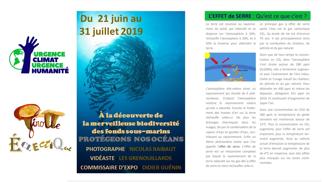 Exposition "Protégeons nos océans"