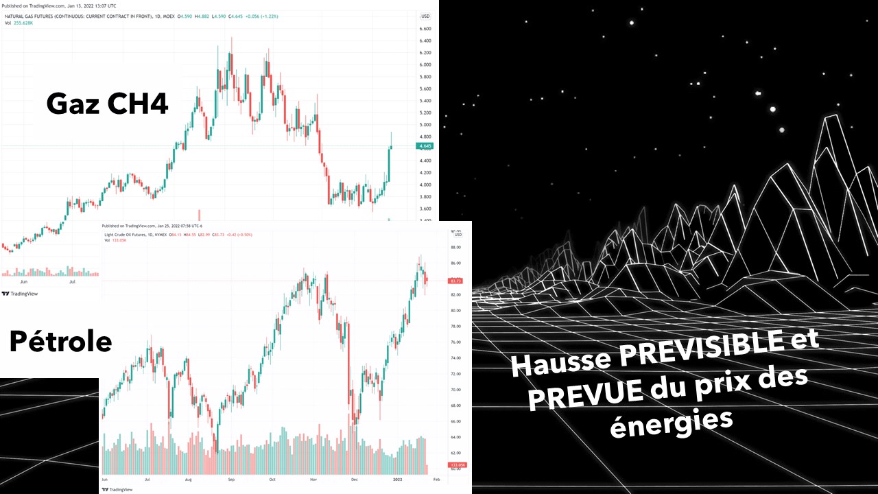 Hausse Prévisible et Prévue du prix des énergies