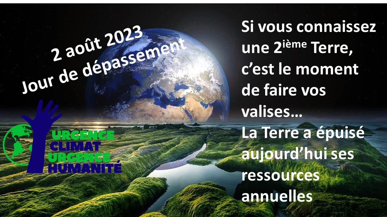 2 aout 2023 jour de dépassement