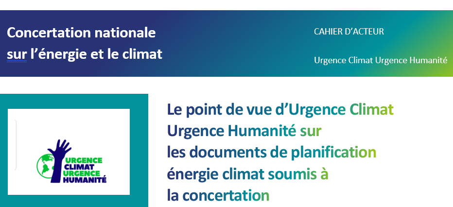 Propositions d'inflexion de la SNBC